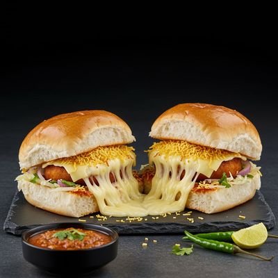 Cheese Vada Pav